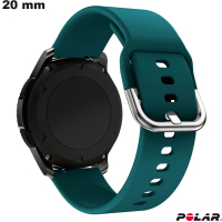 Armband Polar Silikon leicht Uhr Grün 20 mm günstig