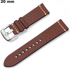 Genuine Leather Brown 20mm Watch Bracelet \ Best Price