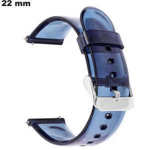 Pulsera reloj Transparente 22mm Policarbonato / Entrega Rápida