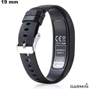 Bracciale per orologio Nero Silicone Garmin 19mm: Montaggio Facile