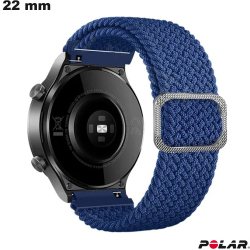 Bracciale 22mm Nylon Polar Blu originale