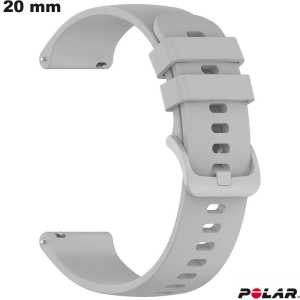 20mm Polar Gray Silicone Smartwatch Bracelet Cheap