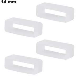 Günstige 4 Loops Armbänder aus transparentem Silikon 14mm kaufen