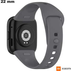 Sale Gray 22 mm Silicone Bracelet for Xiaomi Smartwatch