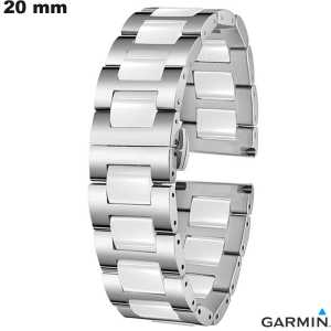 Pulseira Prata 20mm Cerâmica de smartwatch Garmin barato