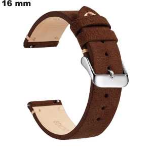 Acheter Bracelet Marron pour montre Cuir véritable 16mm