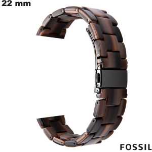 Venta de pulsera smartwatch 22 mm resina Fossil multicolor