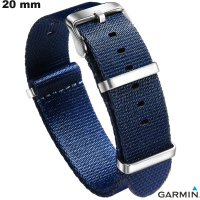 Vendita Bracciale 20mm orologio connesso Blu Tessuto Nato Garmin