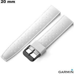 Bracelet Caoutchouc Garmin 20mm Blanc montre connectée de qualité