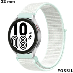 Bracelet Bleu Tissu de montre 22mm Fossil