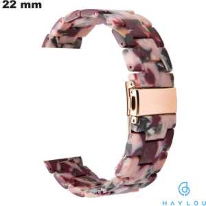 Haylou 22mm Multicolor Resin Watch Bracelet / Premium Quality