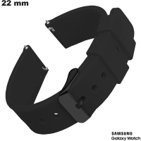 Vendita Bracciale in Silicone Samsung anti-traspirante Nero 22mm
