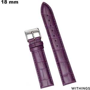 Buy Withings Purple Leather 18mm Smartwatch Bracelet