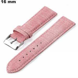 Pulseira de Nylon 16mm para relógio Rosa - Frete 3,99€