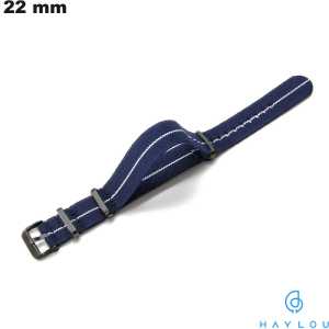 Bracelete de relógio de tecido azul Haylou 22mm (GST Lite, RS3) barato