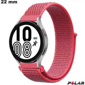 Pulsera Polar Velcro Nylon 22mm Rosa - Envío en 24h
