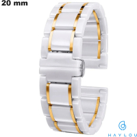 Bracelet Blanc montre intelligente 20 mm Haylou
