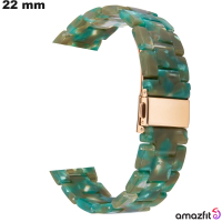 Koop Amazfit 22 mm Groene Hars Smartwatch Band