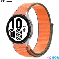 Bracelete de relógio inteligente Tecido Laranja 22 mm Honor de qualidade