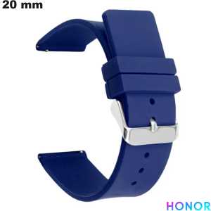 Venda de Pulseira Azul 20mm Honor para relógio inteligente em Silicone