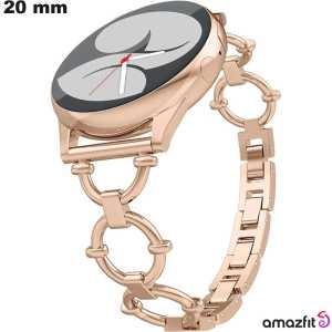 Amazfit 20mm Armband Uhr Metall Roségold günstig