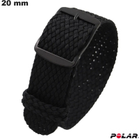 Cheap 20 mm Black Polar Fabric Smart Watch Bracelet