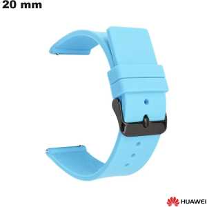 Verkauf Armband Voile Uhr 20 mm Blau Silikon Huawei