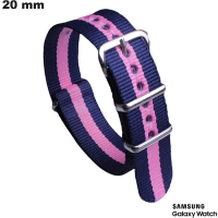 Bracciale 20mm Tissu Samsung di orologio Blu / Spese di Spedizione 3,99€