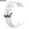 Acheter Armband Silicoon voor horloge 20mm Wit ● Verzending à 3,99€