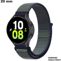 Verkoop Samsung Horlogeband Groen Ademend Nylon 20mm