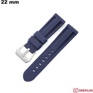 Bracelet 22mm Bleu Silicone OnePlus de smartwatch de qualité