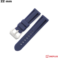 Armband 22mm Blauwe Silicone OnePlus smartwatch van hoge kwaliteit