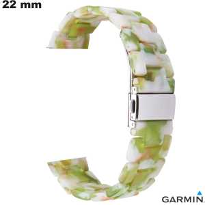 Green Resin 22mm Bracelet for Garmin Smartwatch | Fast Delivery