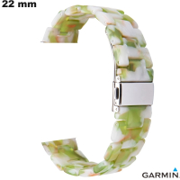 Bracelet Vert Résine 22mm de smartwatch Garmin | Livraison Rapide