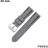 Verkoop Fossil Grijze Rubber Smartwatcharmband 22 mm