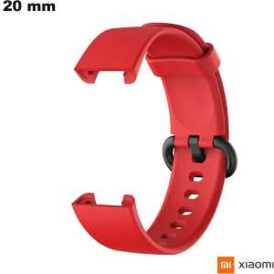 Pulsera Roja Xiaomi Silicona 20mm de reloj inteligente de calidad
