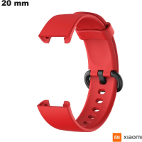 Armband Rood Xiaomi Siliconen 20mm voor kwalitatief slimme horloge