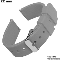 Armbänder aus Silikon für Samsung 22 mm Grau Smartwatch kaufen