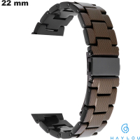 Acquistare Bracciale orologio intelligente Haylou 22mm Marrone Resina