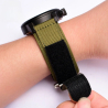 Acheter Armband Groen voor Horloge 24 mm Nylon Klittenband / Beste Prijs