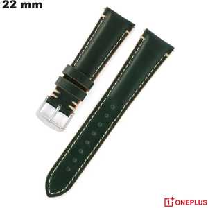Genuine Leather Bracelet 22mm OnePlus Green | Free Shipping