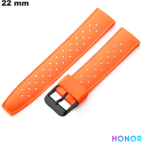 Pulsera de Silicona Honor Resistente 22mm Naranja # Envío 24h