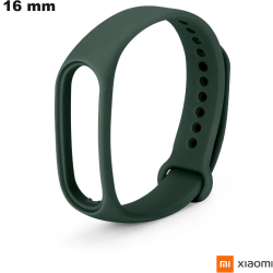 Pulseira de relógio Verde Xiaomi Badminton 16 mm Silicone