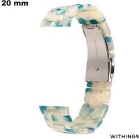 Venta de pulsera de 20 mm para reloj inteligente de resina Withings blanca