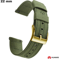 Bracelete 22mm relógio Verde Tecido Huawei - Melhor Preço