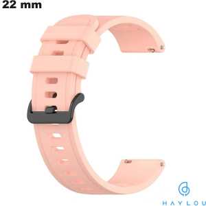 Braccialetto Haylou 22 mm Caucciù Rosa per orologio