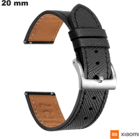 Comprar pulsera negra reloj inteligente Xiaomi cuero auténtico
