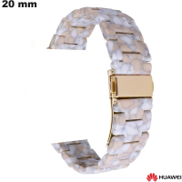 Pulsera de 20 mm para smartwatch Huawei Gris Resina \ Montaje Fácil