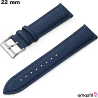 Sale of Blue Amazfit Bracelet for 22 mm Genuine Leather Watch