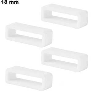 4 White Loops Rubber Watch 18 mm / Best Price